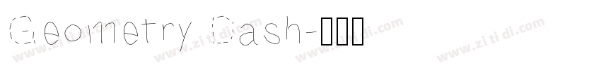Geometry Dash字体转换